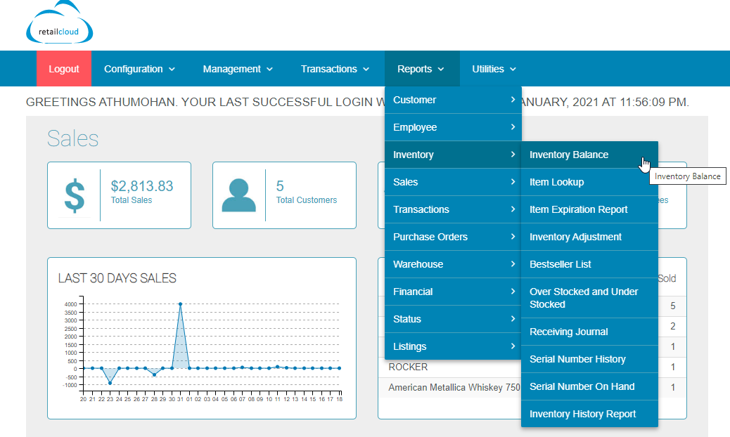 Inventory Reports – Help Center