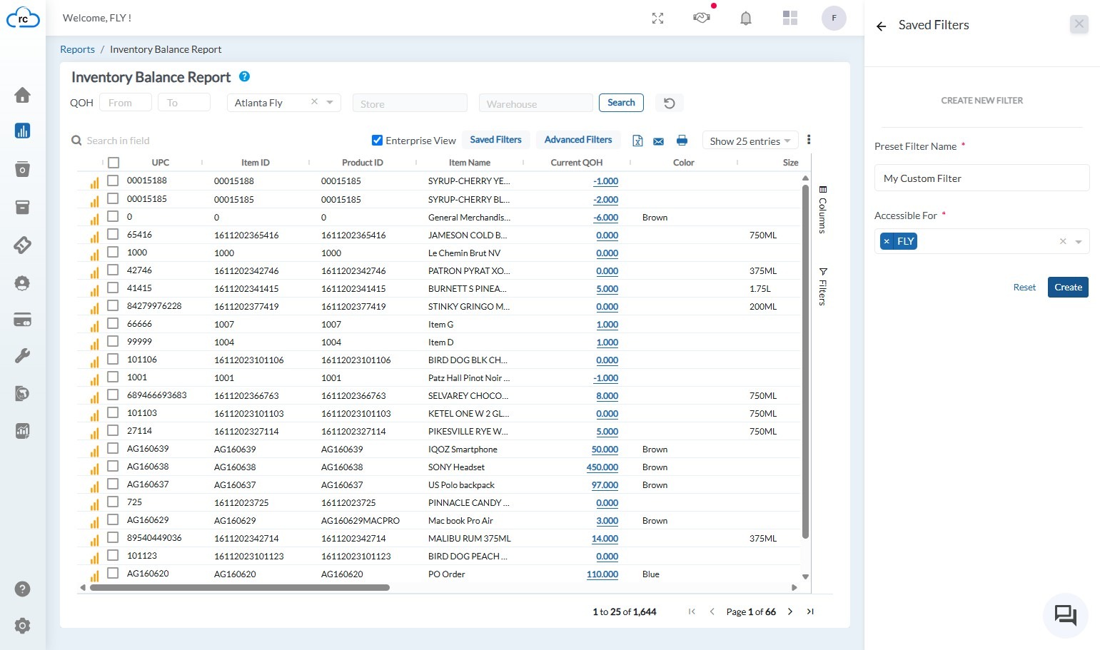 After naming your filter and setting accessibility, click the 'Create' button to save the filter configuration.